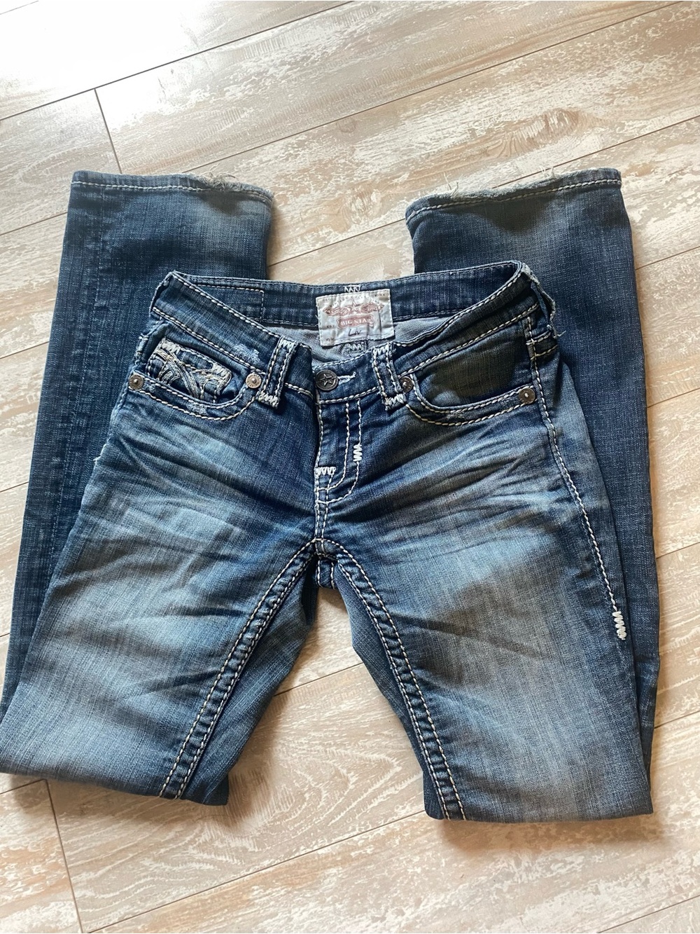 Women’s Big star Liv bootcut jeans 26/32L - Picture 2 of 12